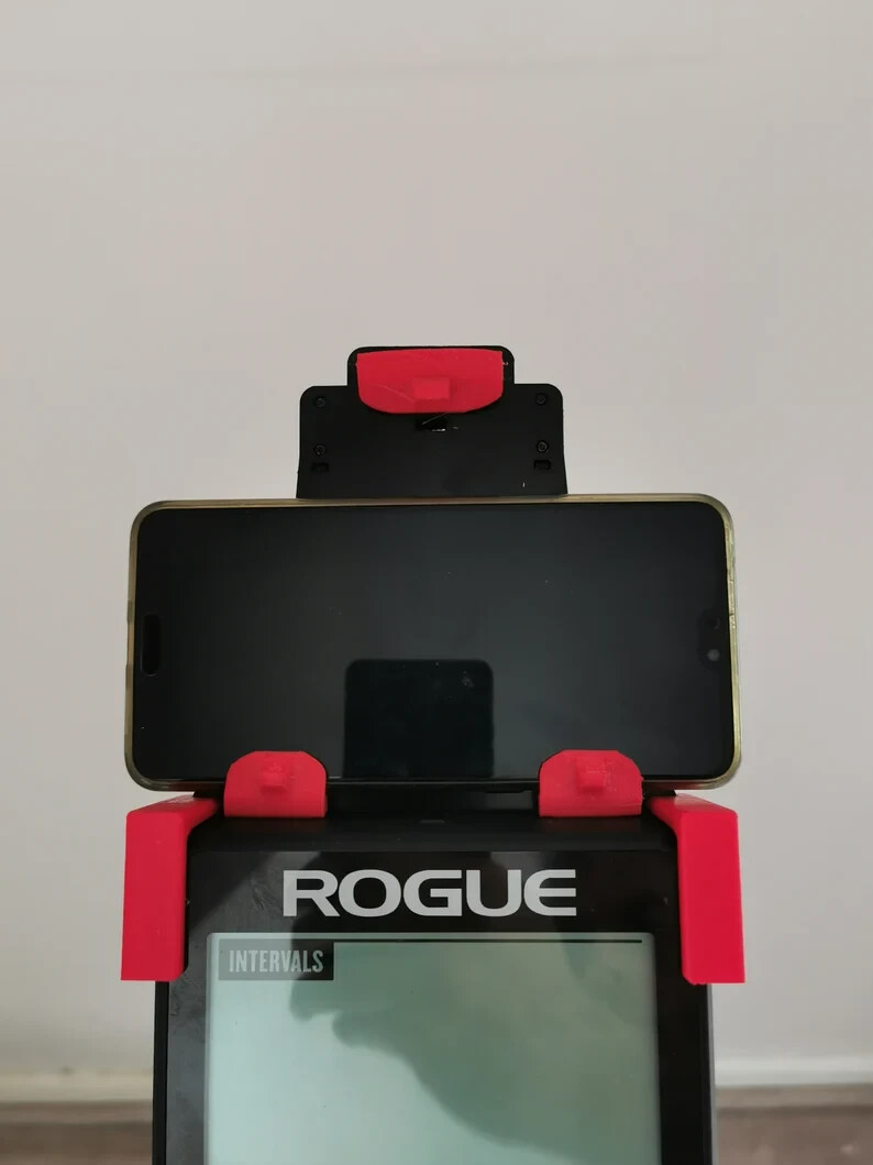 ERGTAB tablet holder for ROGUE® ECHO BIKE® with V3 console (fully black)