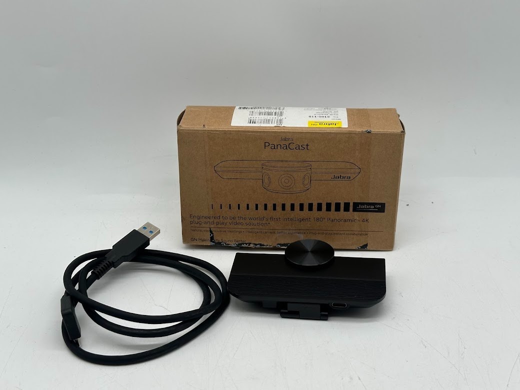 Jabra PanaCast – Intelligent 180° Panoramic-4K Huddle Room Video Camera
