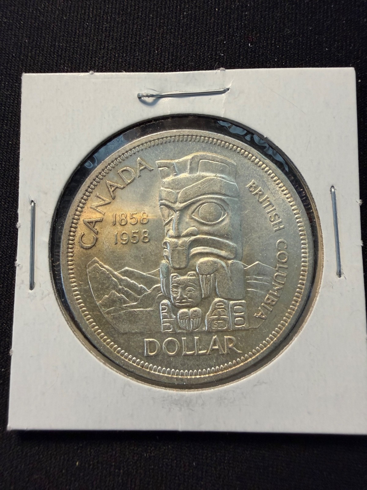 1958 Canadian Silver Dollar Coin