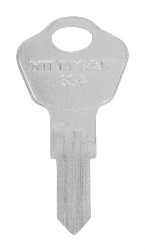 Hillman 86509 Brass Nickel SS-4 Universal Double Sided Blank Key (Pack of 10)