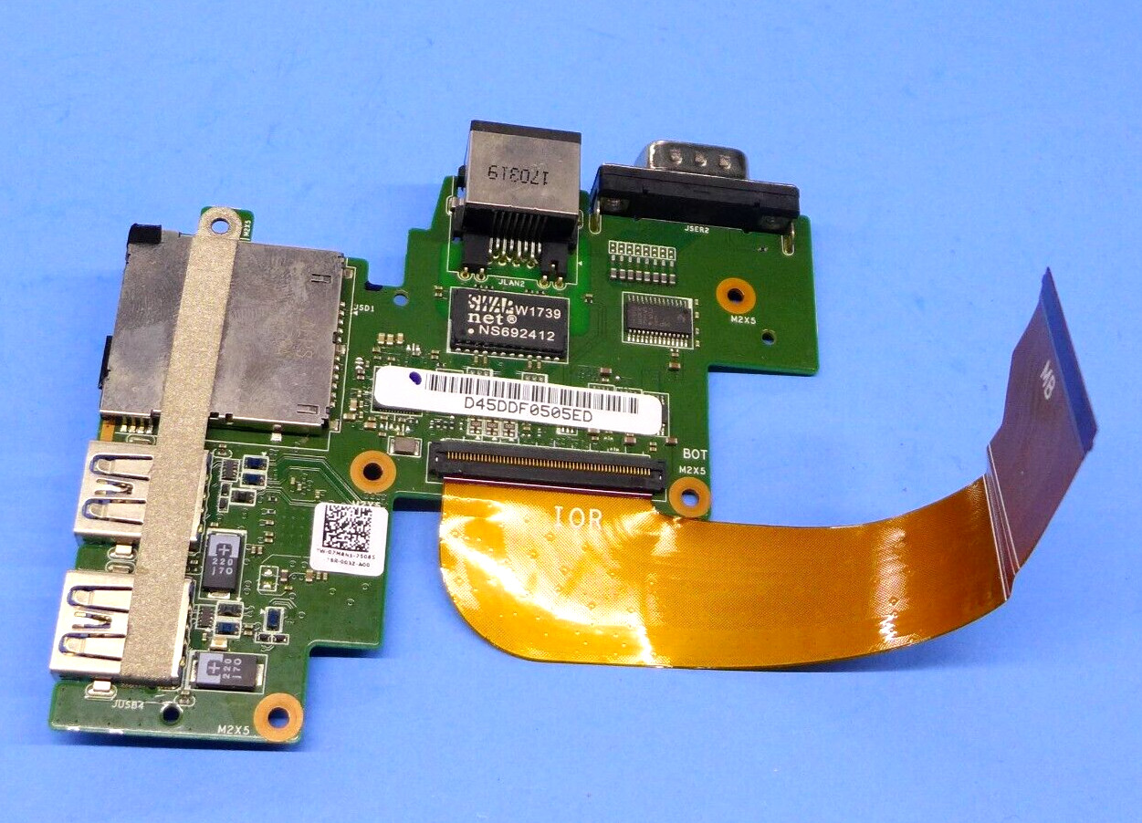 Genuine Dell Latitude 14 Rugged 7414 SD Card Power Button Board w/ Cable 7M8N1