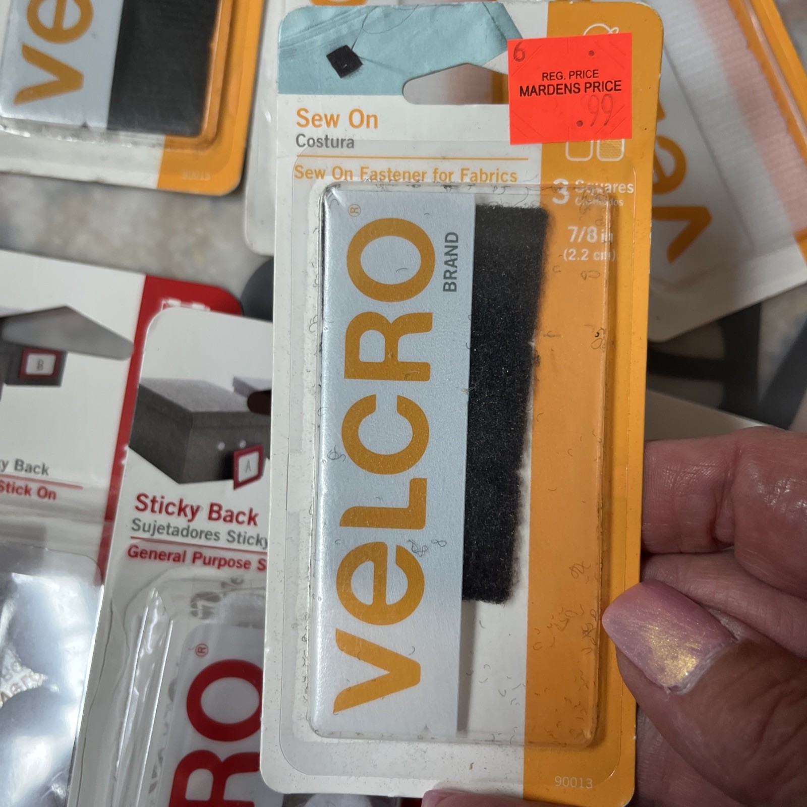 velcro lot- assorted 7 packages NEW
