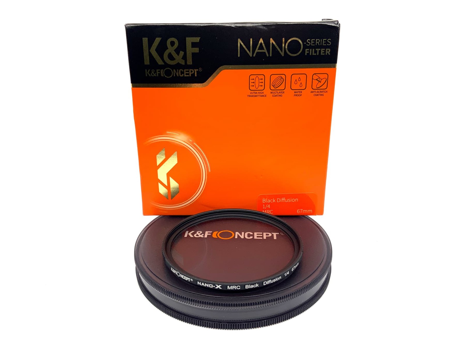 EasyBuy Black Diffusion 1/4 Nano-X MRC 67mm Circular Filter In OVP