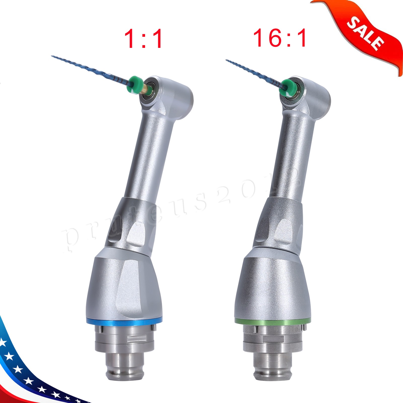 Dental Endo Motor Contra Angle Handpiece 1:1/16:1 Replacement Head USA
