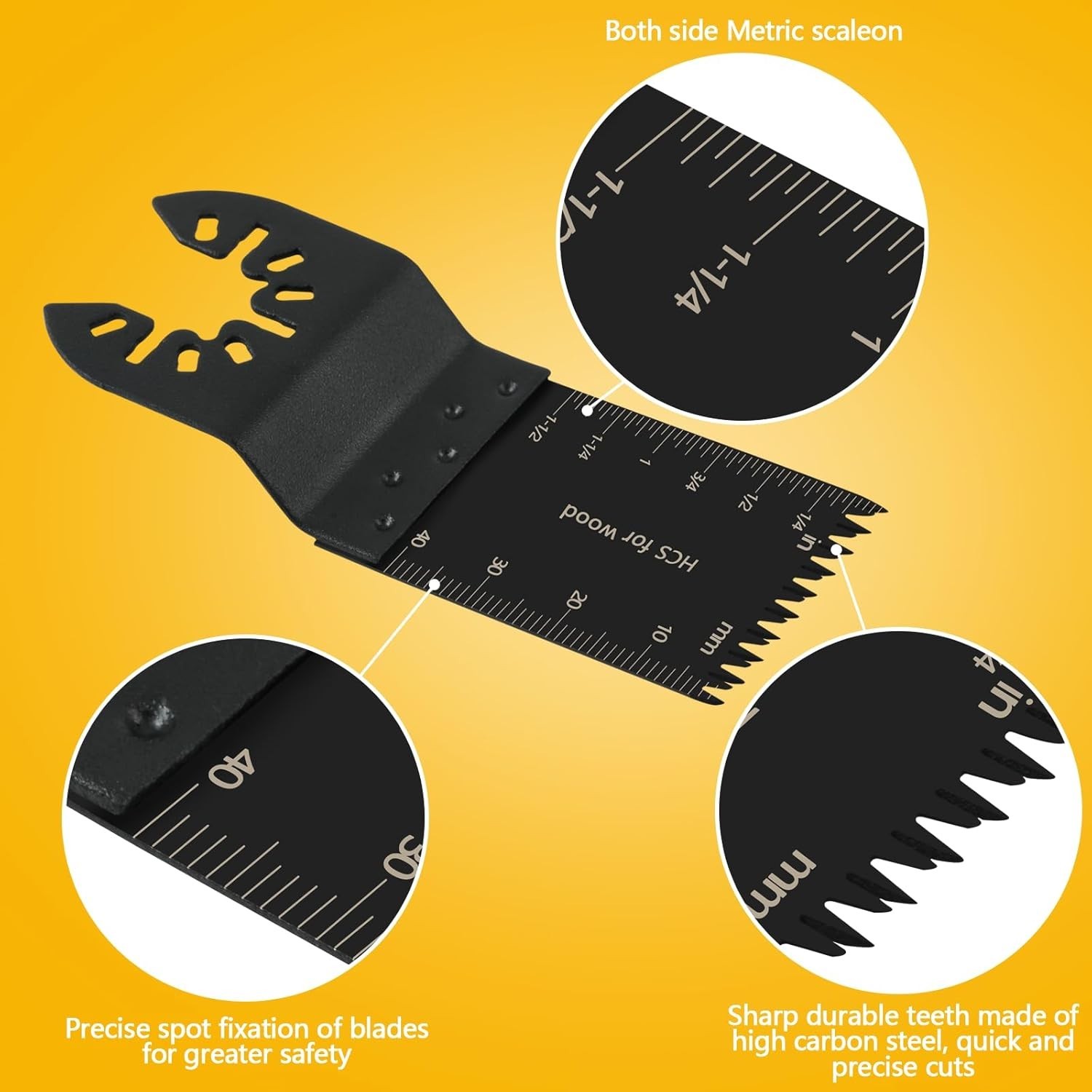 Professional 96-Pack Multi-Tool Blades - Carbide, Quick-Release & User-Friendly