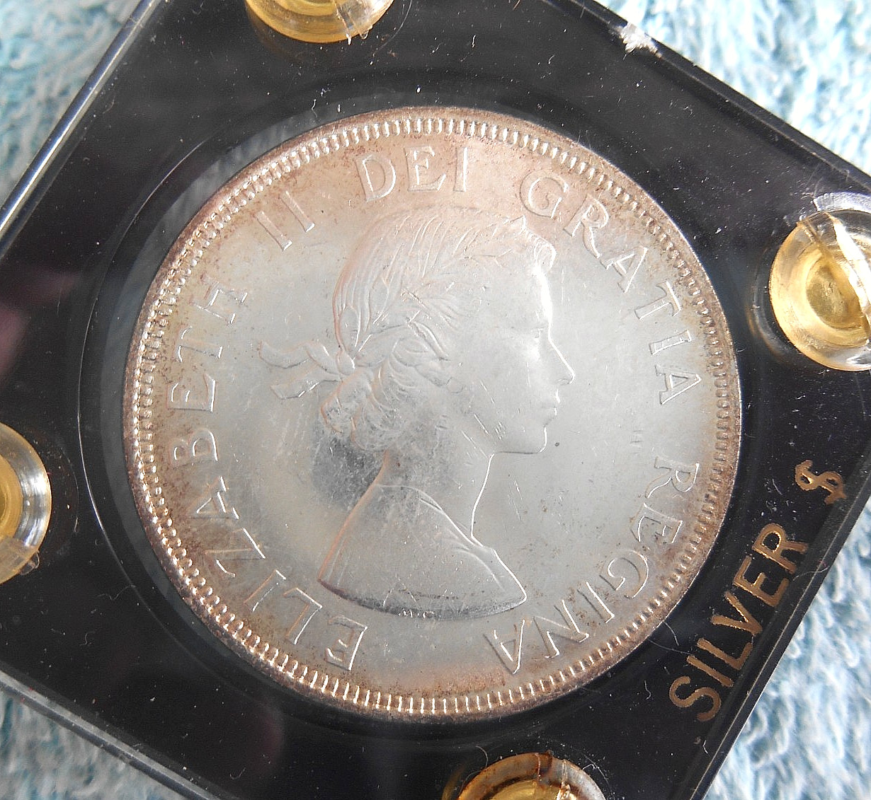 VINTAGE 1964 Canada Silver Dollar Charlottetown Centennial 100 Years