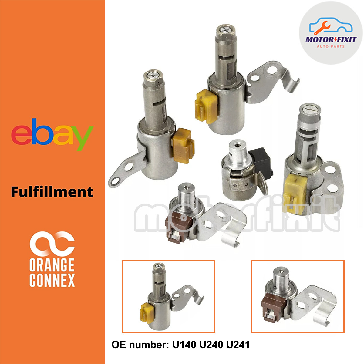 Transmission Solenoid Valve Kit for 02-03 Toyota Camry Lexus RX300 RAV4 Solara
