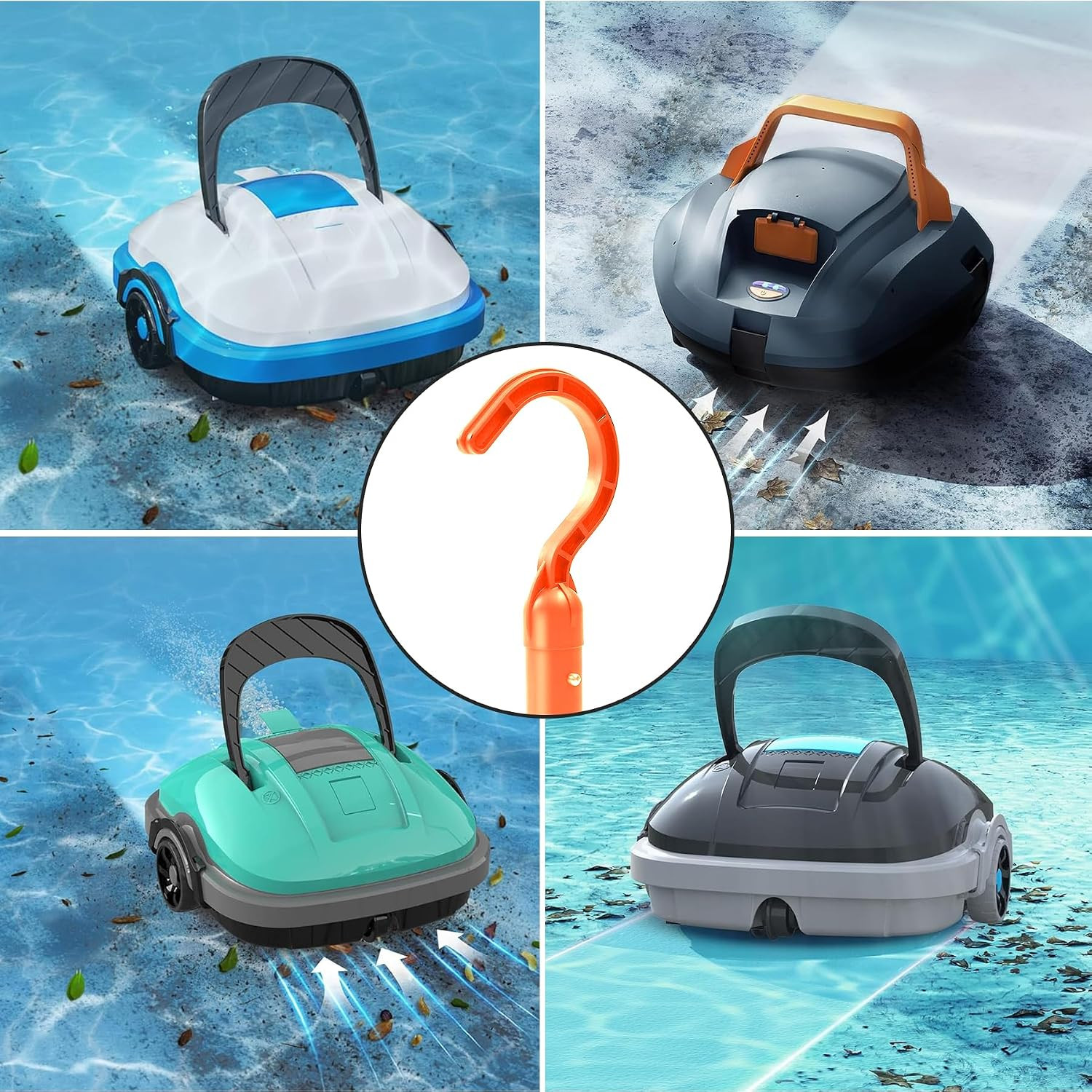 Hook for All Robotic Pool Cleaner, Bigger Accessories Hook Customized for Pool V