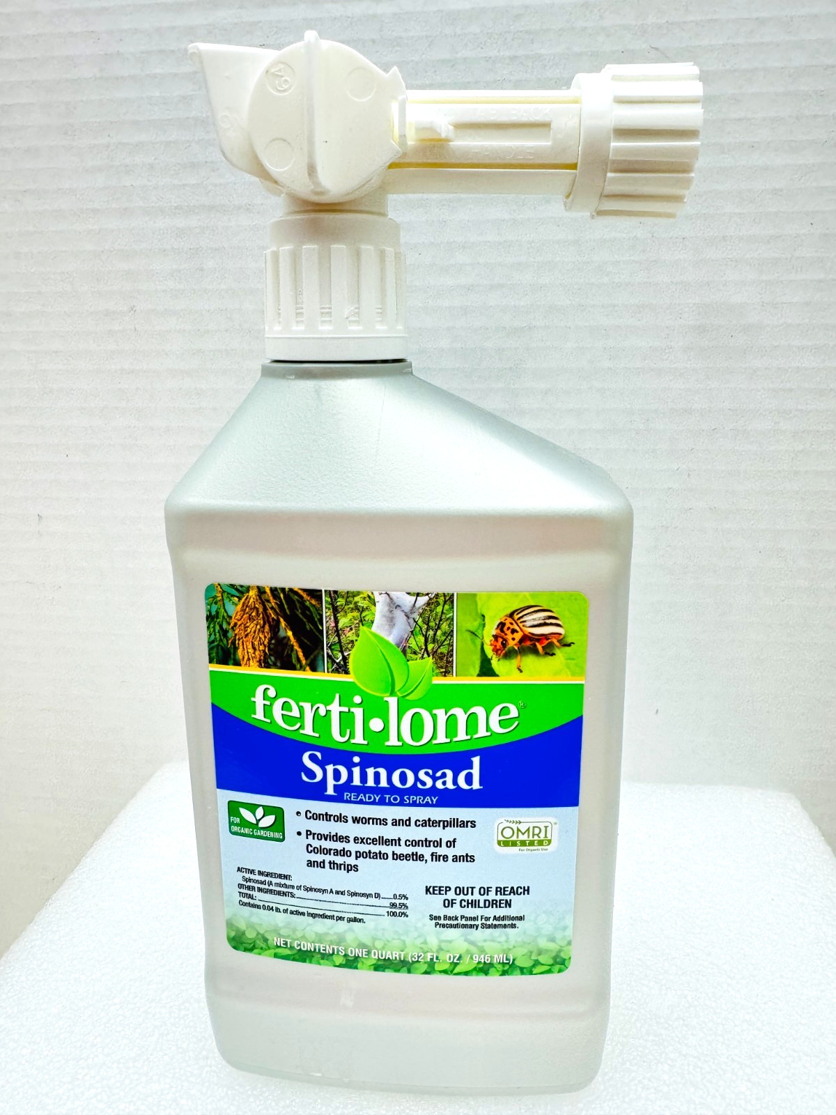 Fertilome 16064 Spinosad RTS insecticide for Organic Home Gardening 32 floz READ
