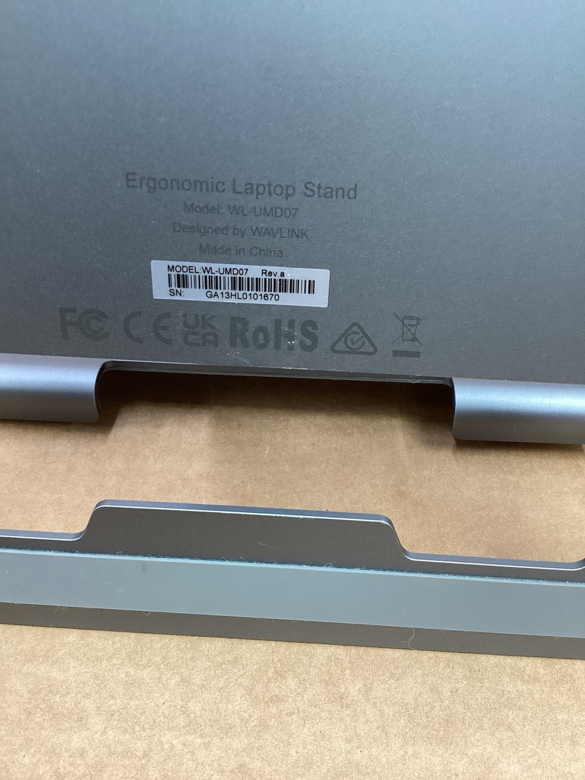 USB C Dock HDMI Laptop Stand Ergonomic Computer Riser Adjustable for Mac Windows