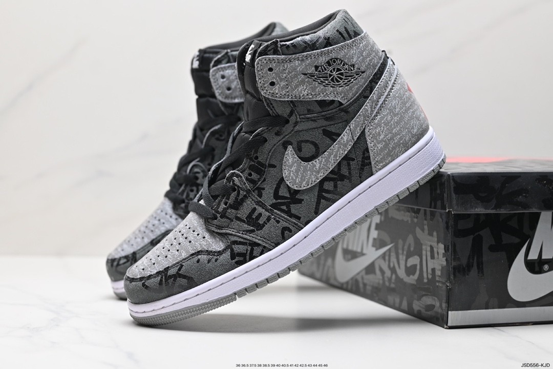 New Nk AJ1 High OG Rebellionaire Men's 555088-036 N2