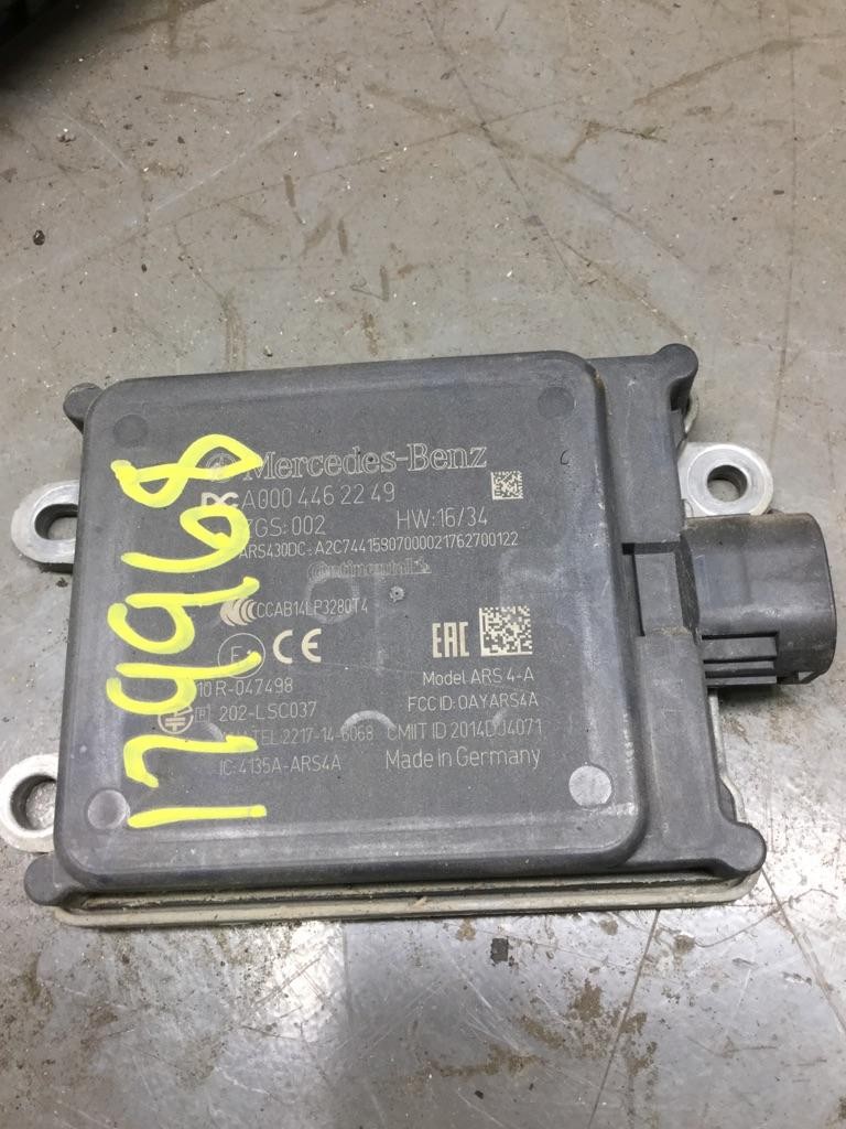 Replaces A 000 446 22 49 2018 MERCEDES-BENZ A000 446 22 49 RADAR ANTI-COLLISION