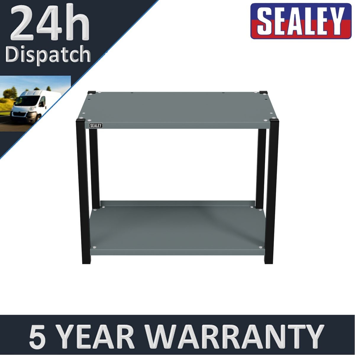 Sealey Modular Storage Top Unit 2 Shelves 580mm APMRT2