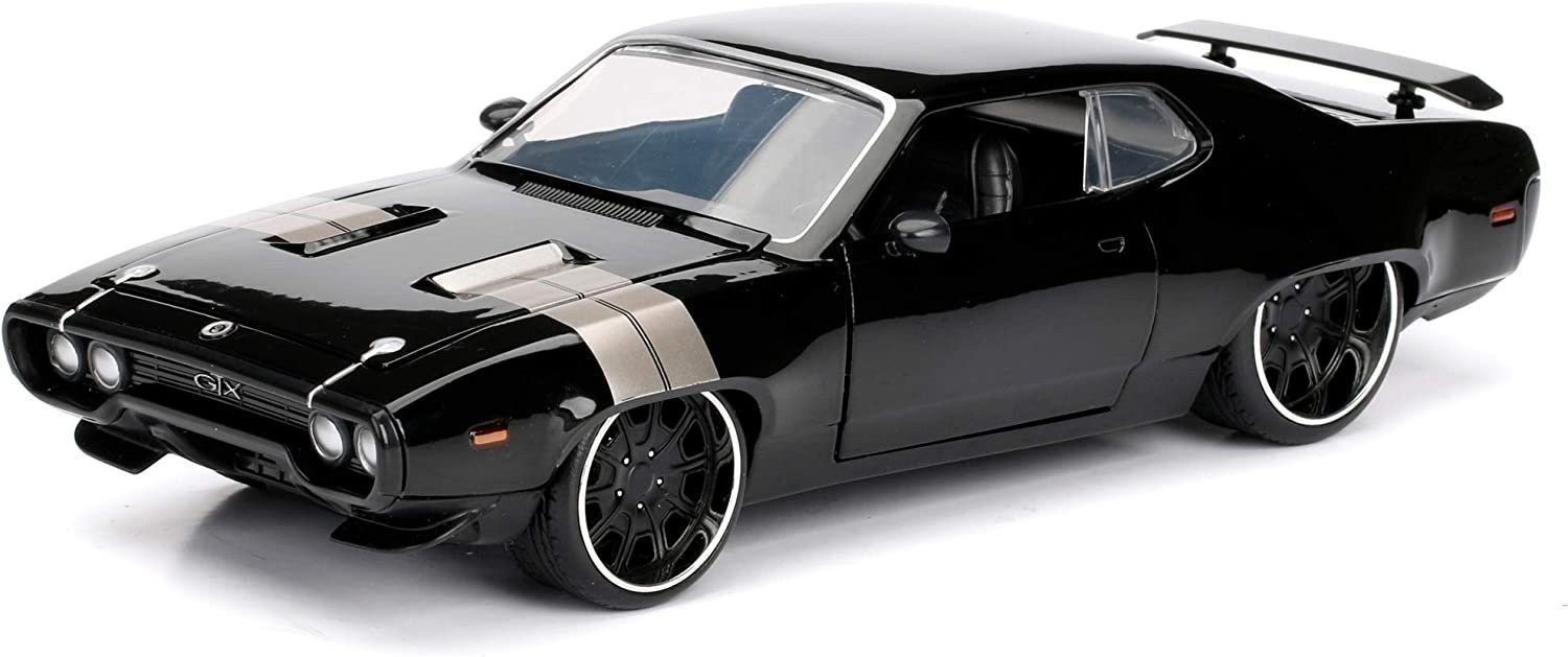 Jada Toys Fast & Furious 1:24 Dom's Plymouth GTX Die-cast Car, Toys for Kids...