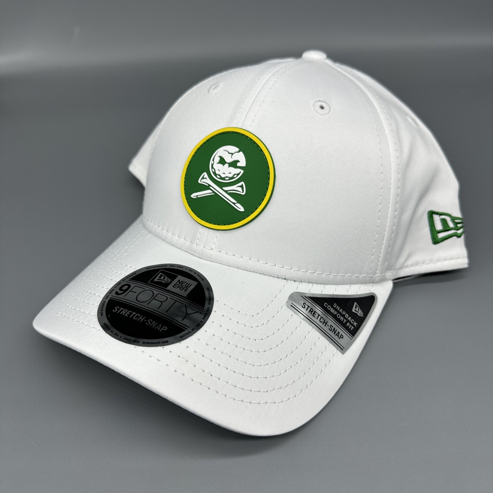 New Era 9FORTY Crushers GC Masters Major Adjustable White Bryson DeChambeau Hat