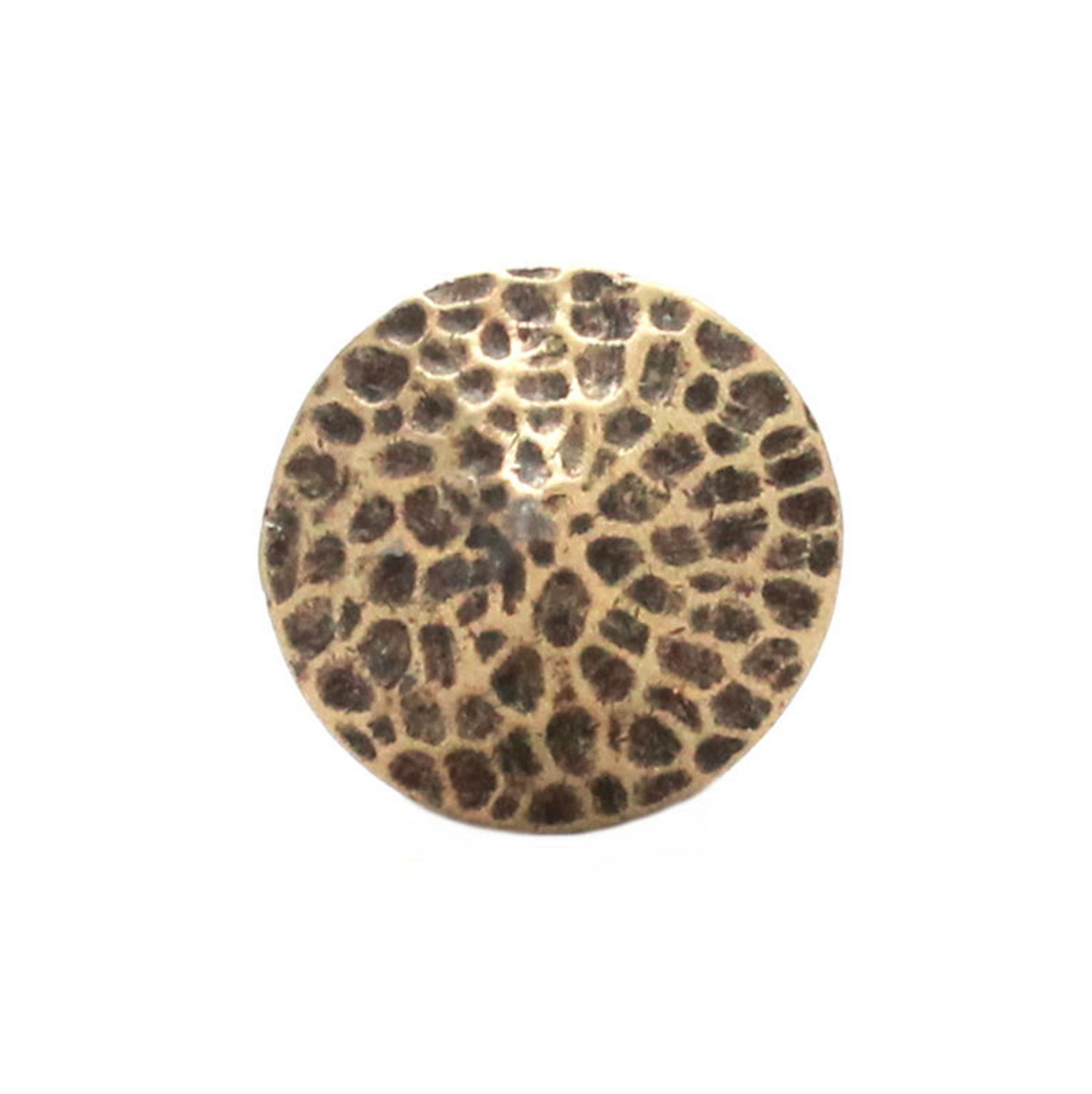 Black Smith Cone Concho Antique Brass Pewter 3/4" 7434-09