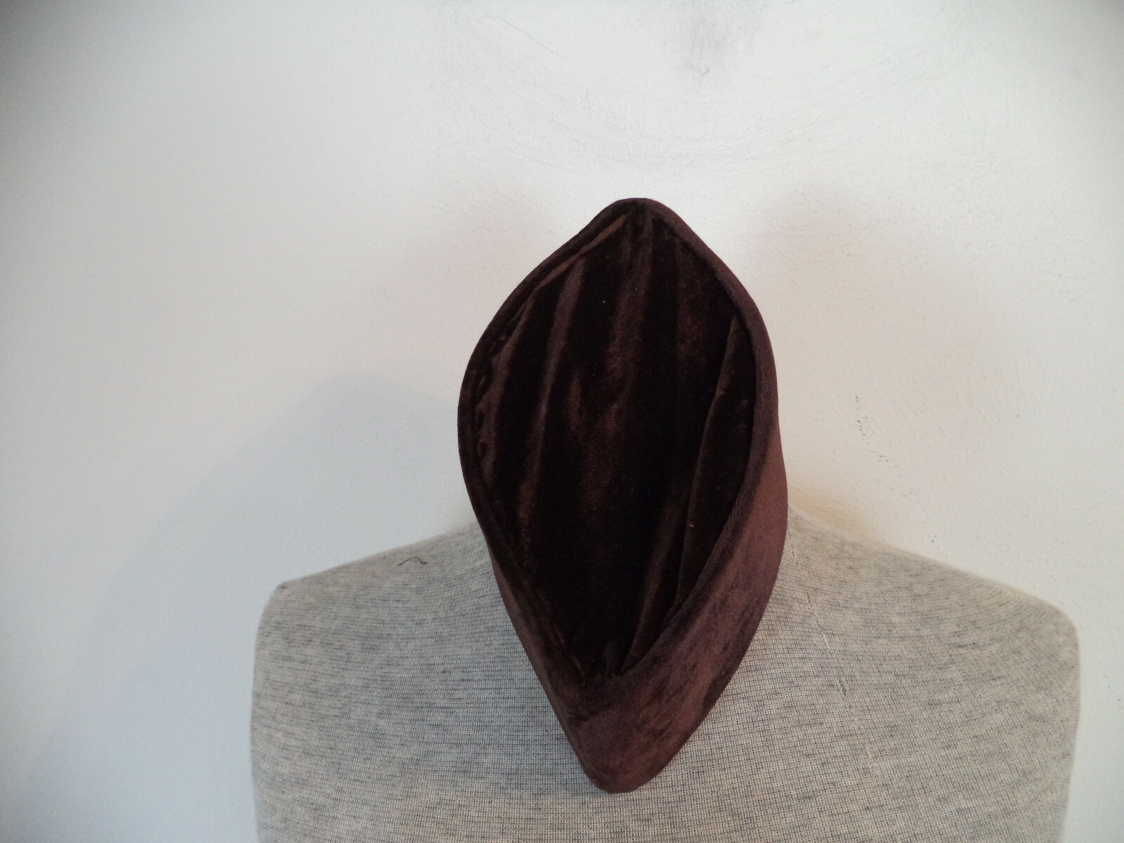 Executive Brown Handmade African/ Middle Eastern Velvet Hat. One Size.