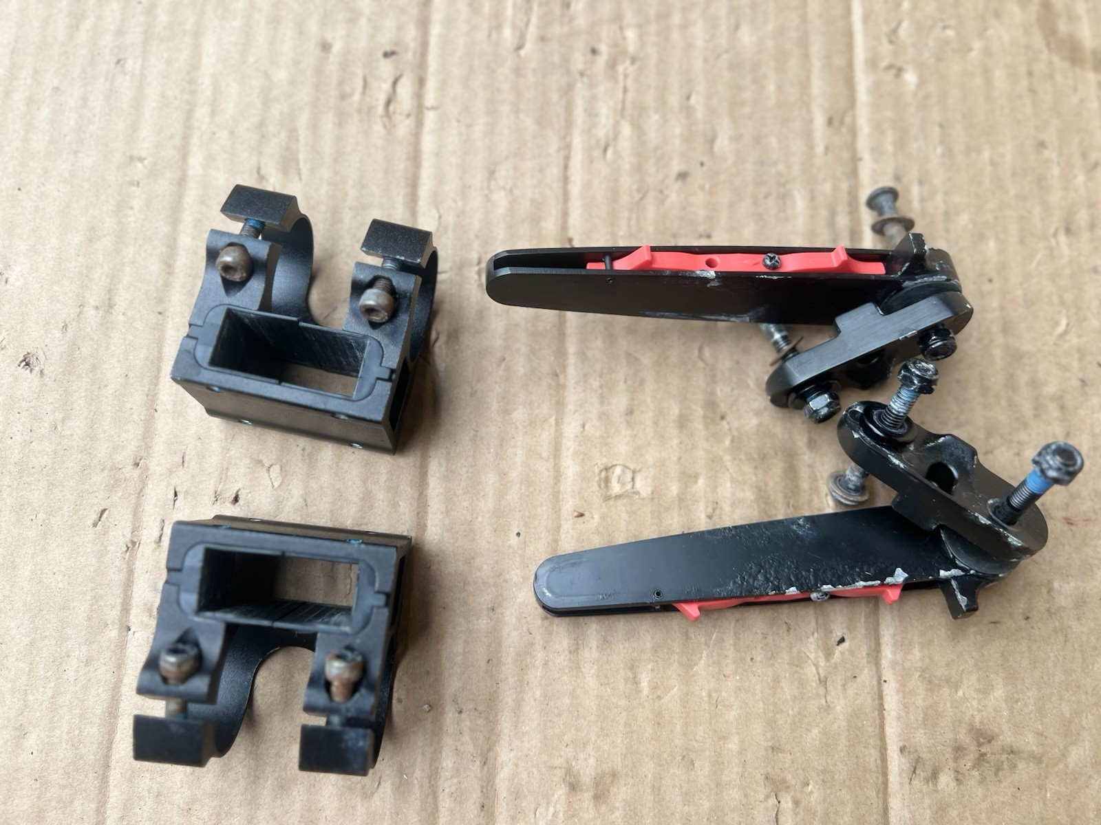 Motion Composites Wheelchair Sideguard Mounting Brackets C2 Helio