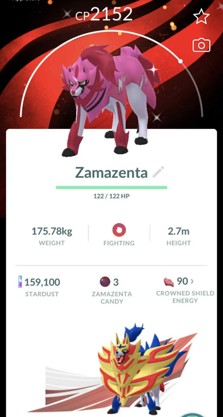 Shiny Zamazenta Special Background 2025 - Trade - Read Description
