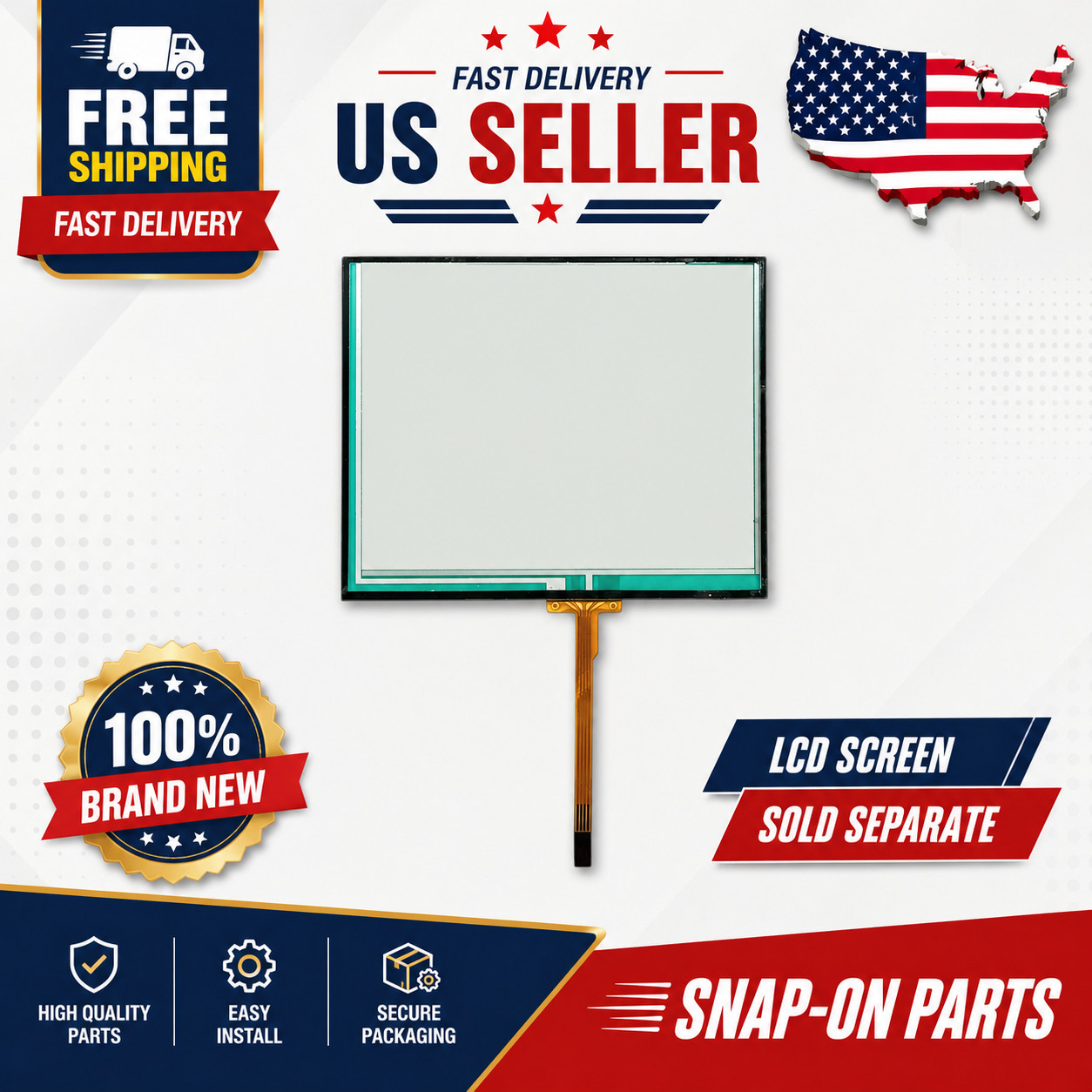 Snap-On ETHOS EDGE EESC332 Replacement Touch Screen Glass Digitizer - NO LCD