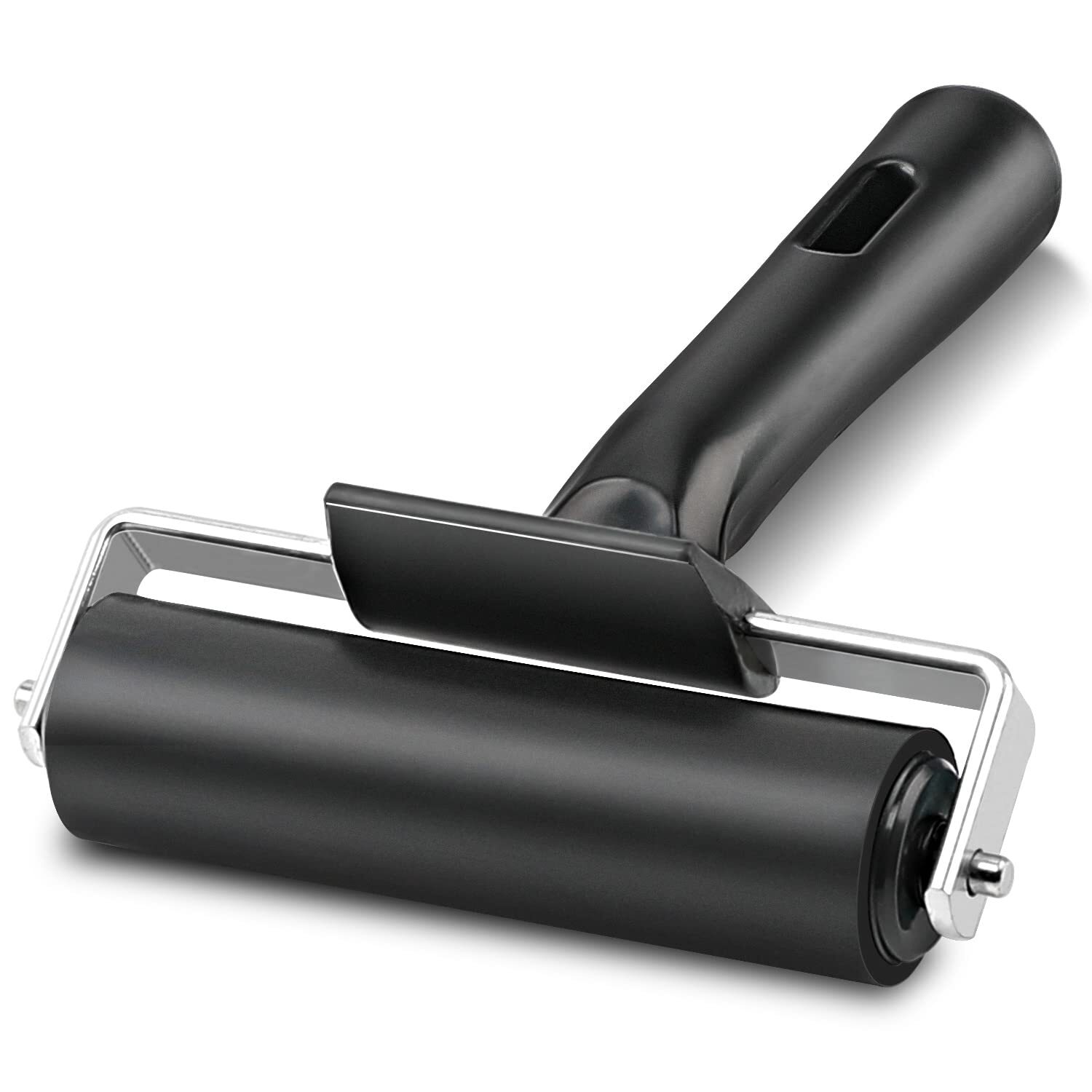 4 Inch Rubber Roller Paint Brayer for Anti Skid Tape Construction Tools