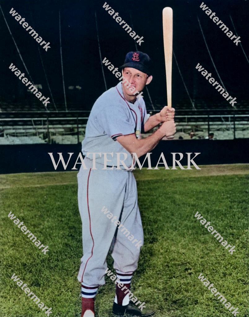 GQ309 Stan Musial St.Louis Cardinals 8x10 11x14 16x20 Colorized Photo