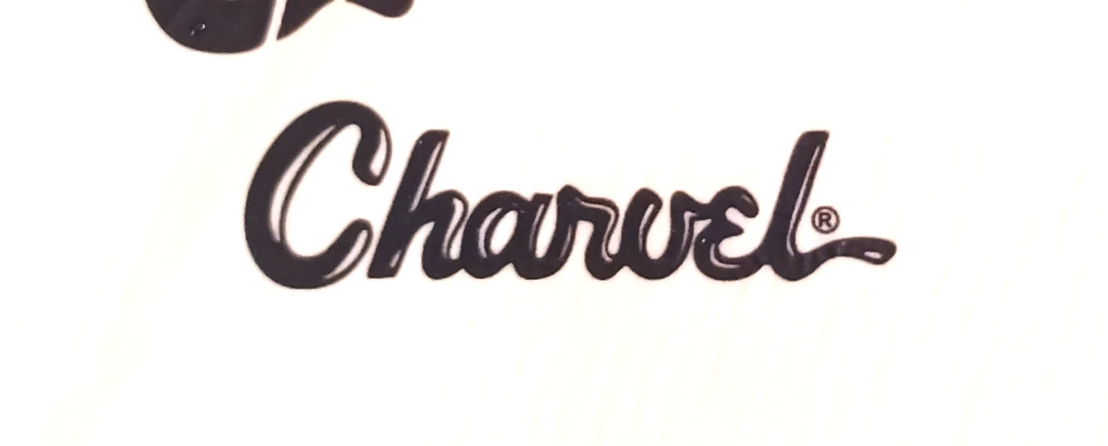 CHARVEL VINTAGE "TOOTHPASTE" STYLE HANDMADE WATERSLIDE DECAL PRE-CUT