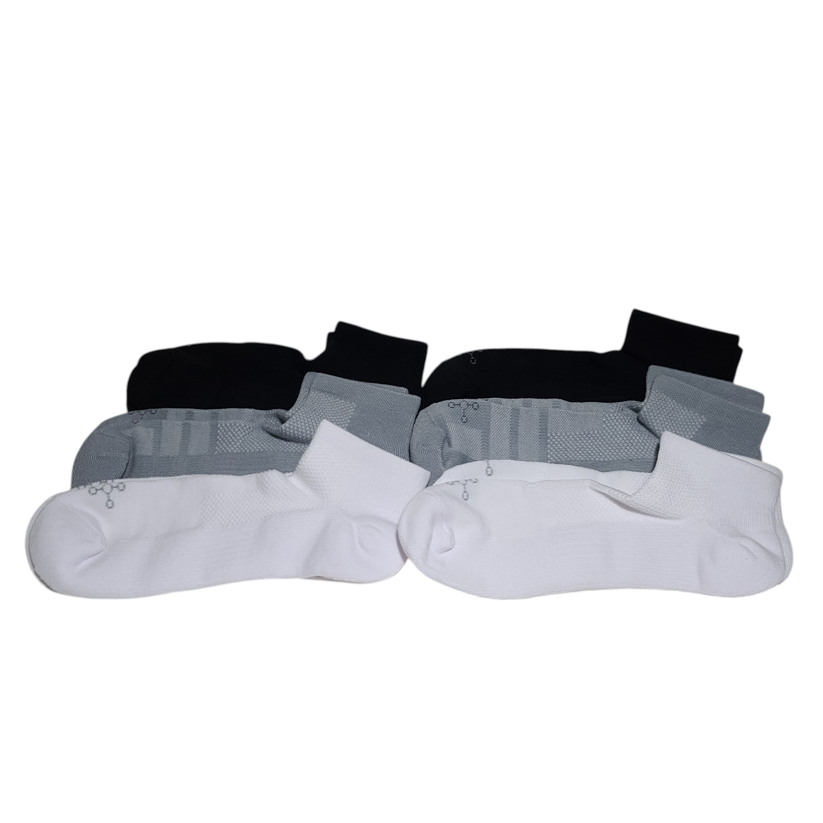 Tommie Copper 6Pk SnugStay Ankle Compression Socks Basic - X-Large
