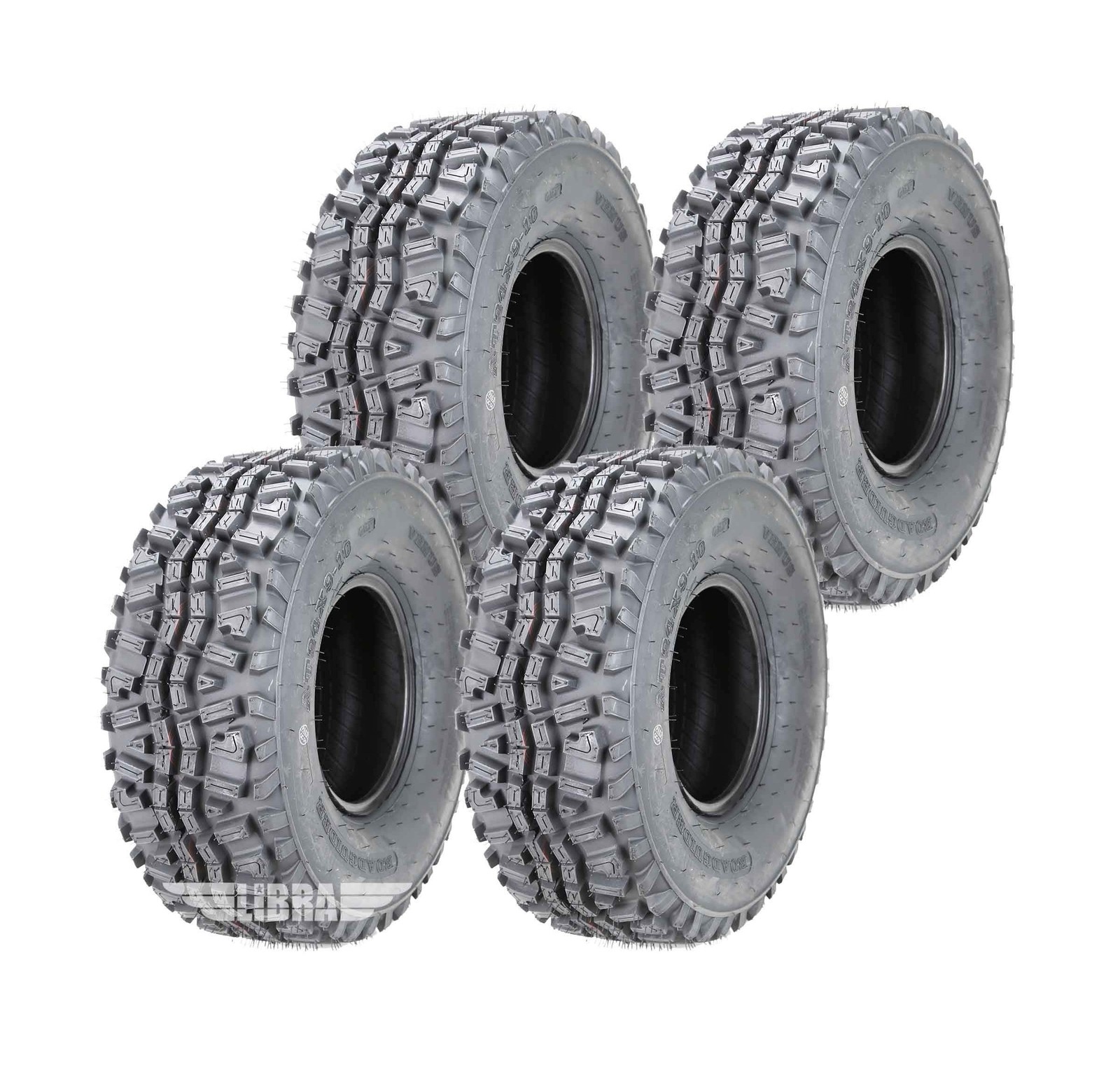 ROADGUIDER Full Set of 4 ATV/UTV Tires 23x11-10 6PR fit for 01-08 Kawasaki MU...
