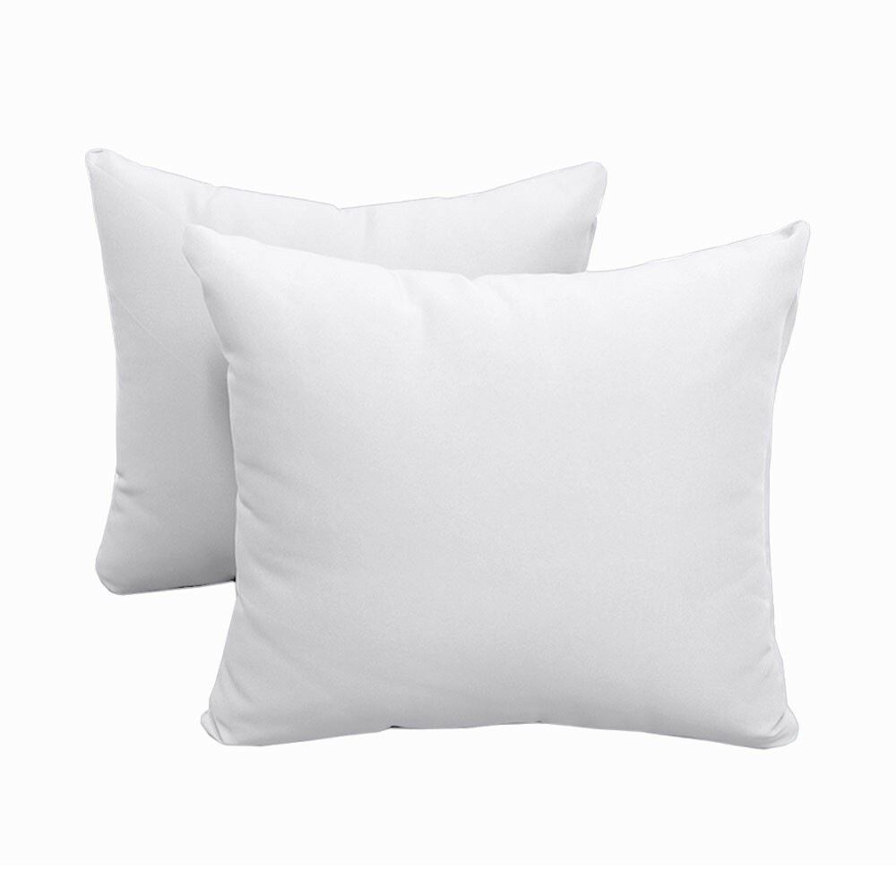SLIPCOVER ONLY S4 Outdoor Bolster Backrest Pillow Cover Knife Edge Queen AD106
