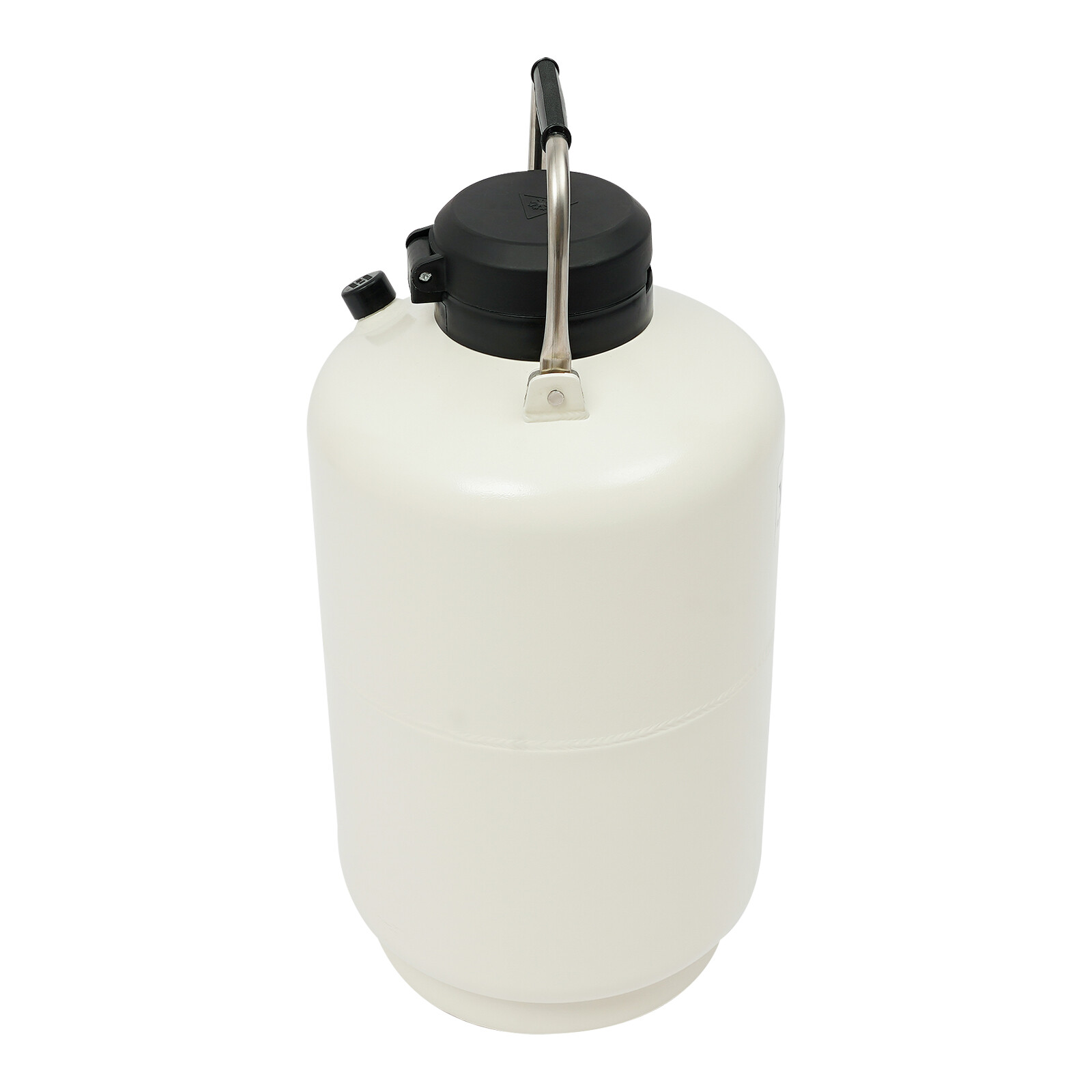 10L Liquid Nitrogen Tank, Cryogenic Container, 0.03Gal/Day Evaporation, Portable