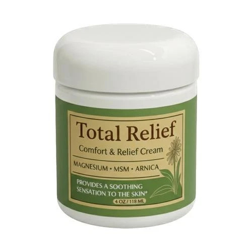 Total Relief Magnesium Cream For Comfort – Fast-Absorbing MSM & Arnica Cream ...