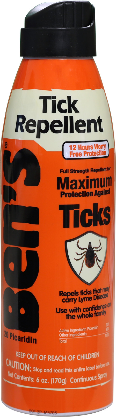 Ben's 00067300 Tick Repellent Eco-Spray Odorless Scent 6 oz Aerosol Repels Ticks