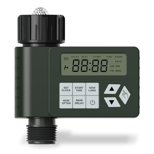 Hose Faucet Water Timer for Outdoor Garden, Ortis Programmable Sprinkler Time...