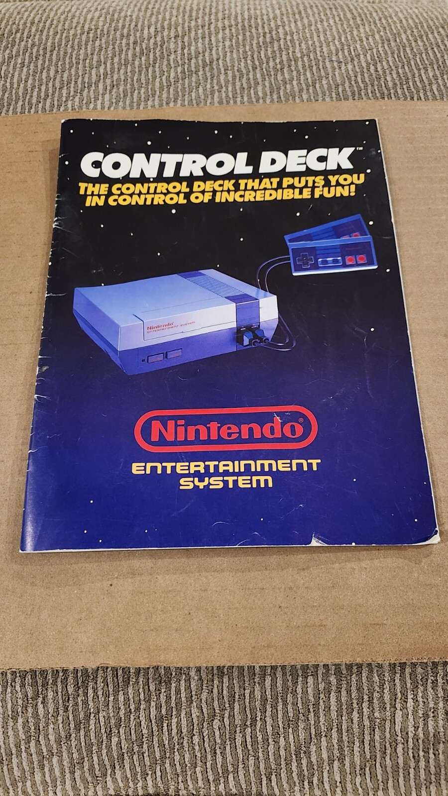 Nintendo NES Entertainment System Control Deck Instruction Manual 1986