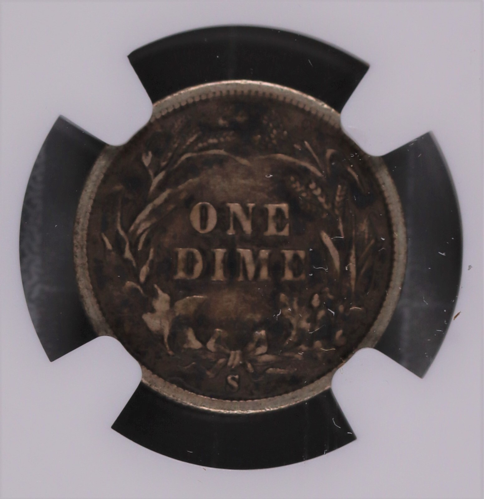 1898-S Barber Silver Dime NGC VF-25 #0-009