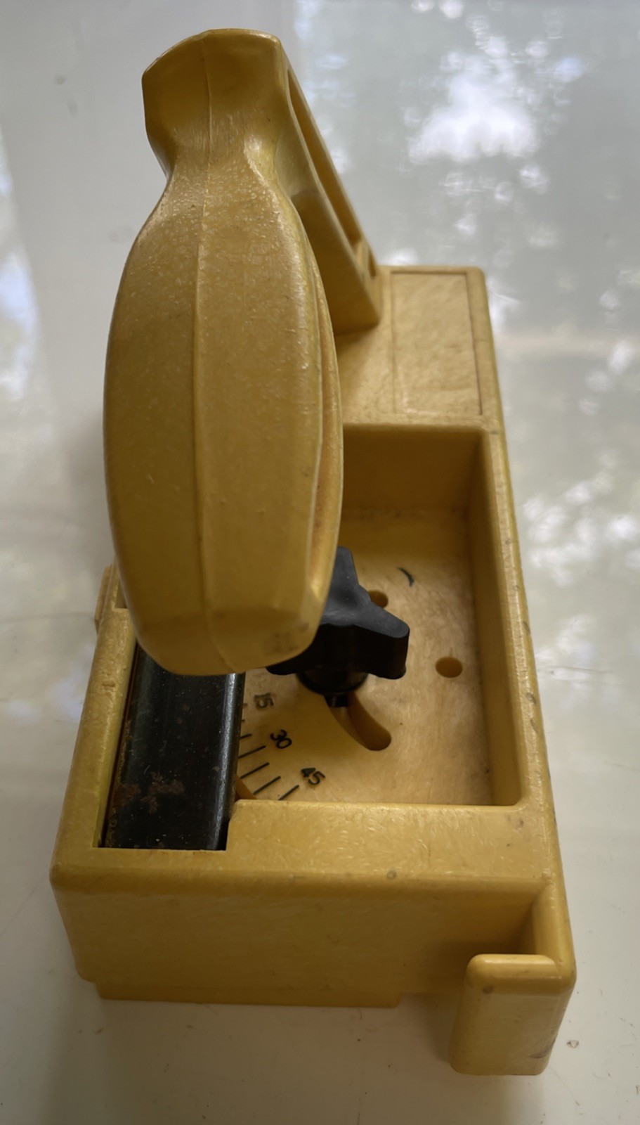 Craftsman Dovetail Gauge Woodworking Plastic Yellow Adjustable