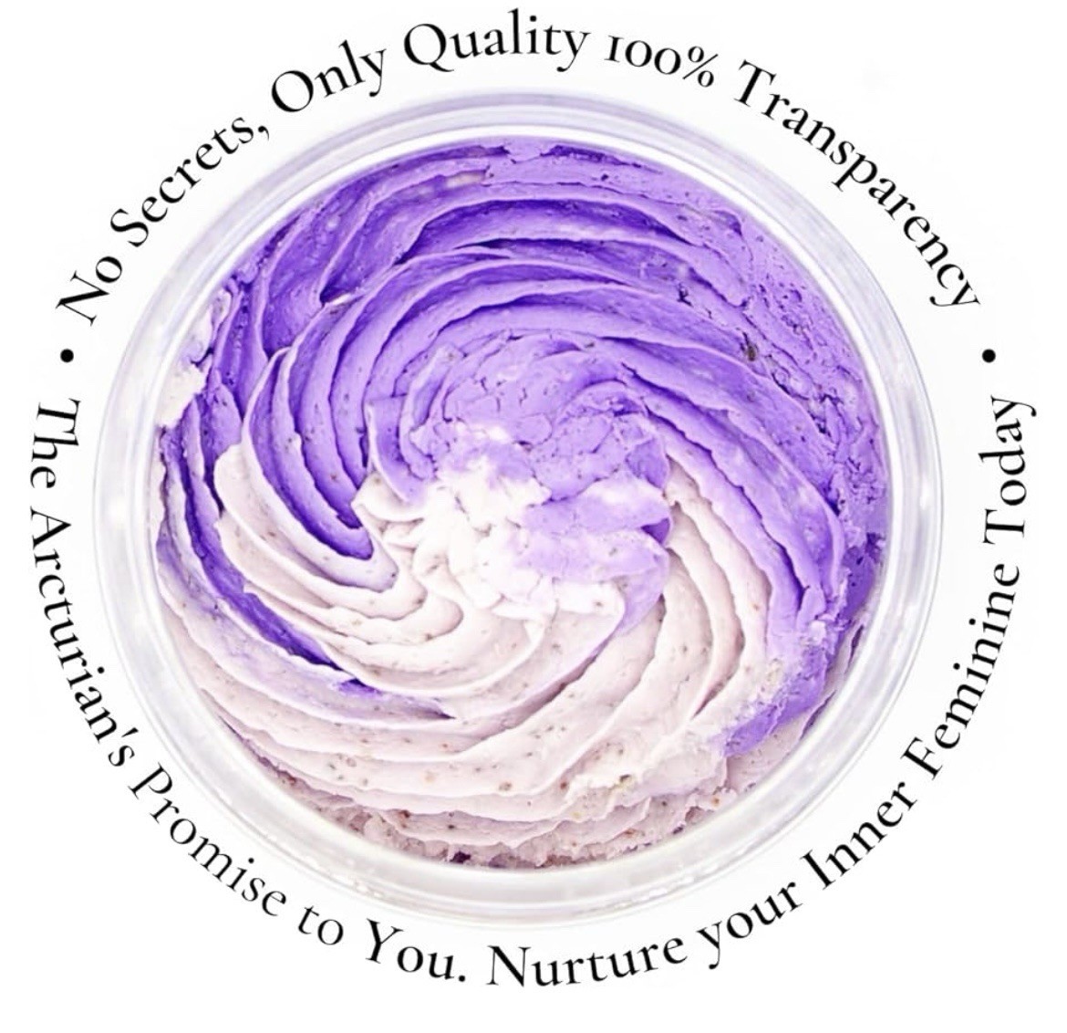 The Arcturian Whipped Soap & Scrub Luscious Lavender Face/Body Free Shipping