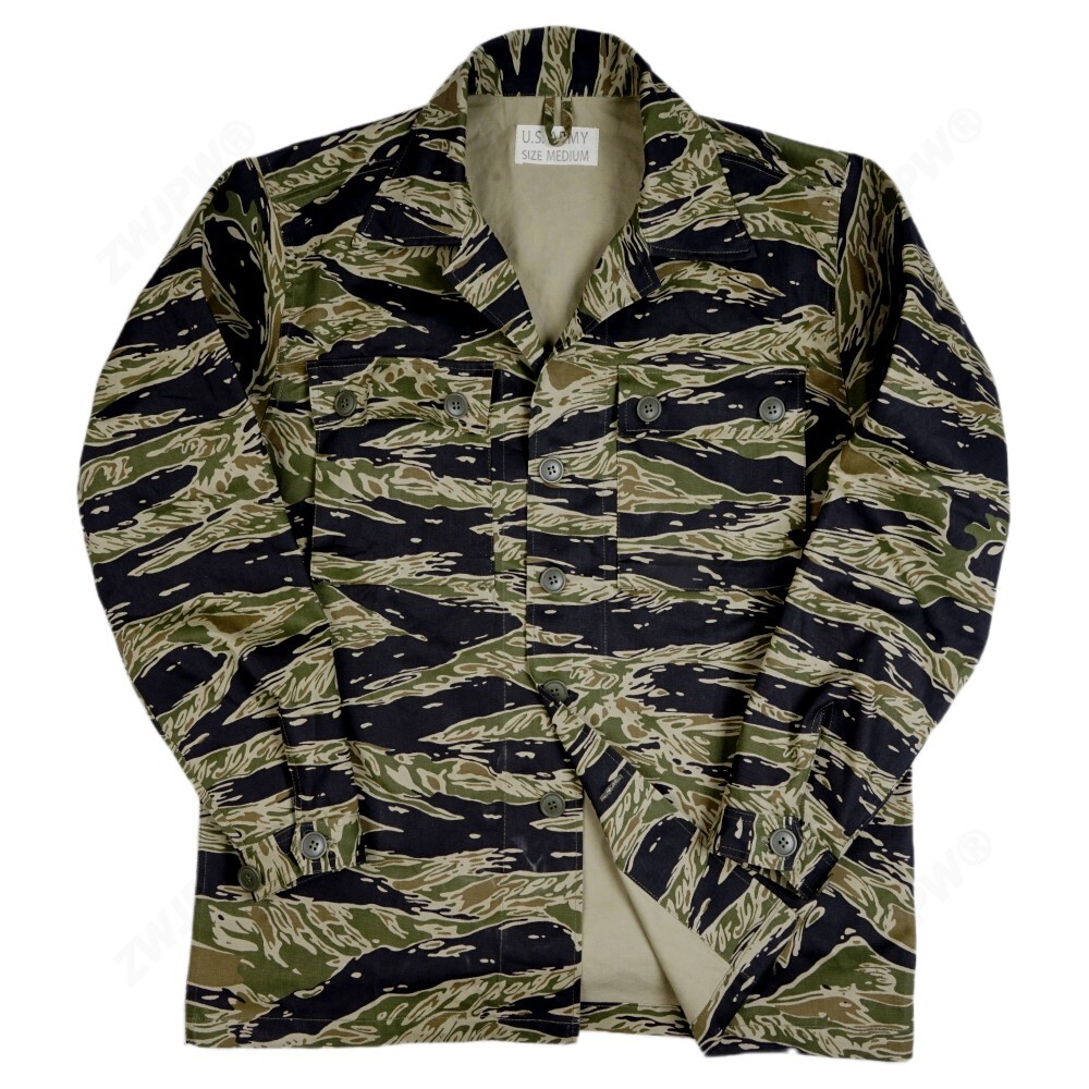 Vietnam War US Tiger Pattern TCU Tops Jacket  Size M-70001