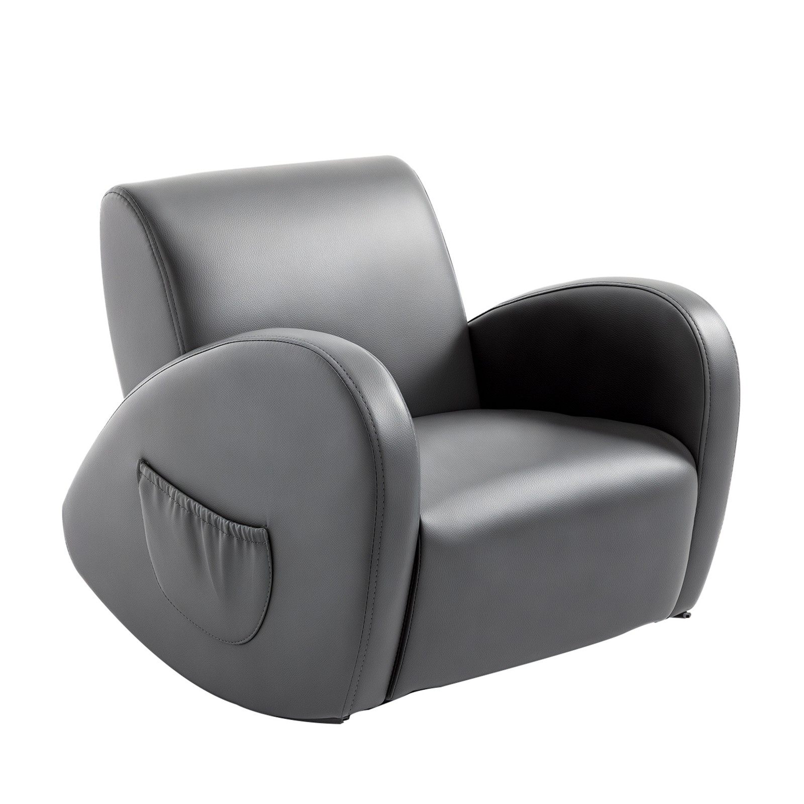 Childrens Soft & Comfortable Sofa Recliner w/ Storage for Remotes & Books