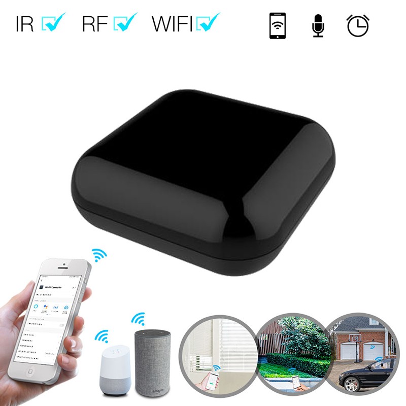 Smart Wireless WiFi-IR RF Remote Controller Tuya/Smart Life APP For TV Box DVDs