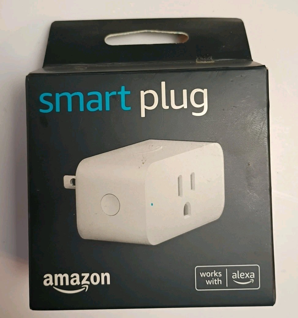 Amazon Smart Plug White, Compatible with Alexa, New