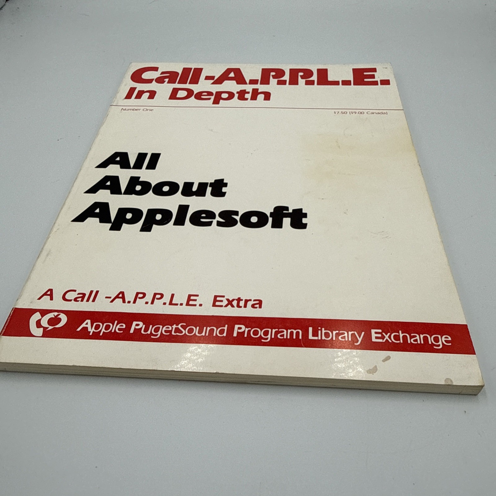 Call A.P.P.L.E In Depth All About Applesoft #1 Apple Pugetsound Program Library