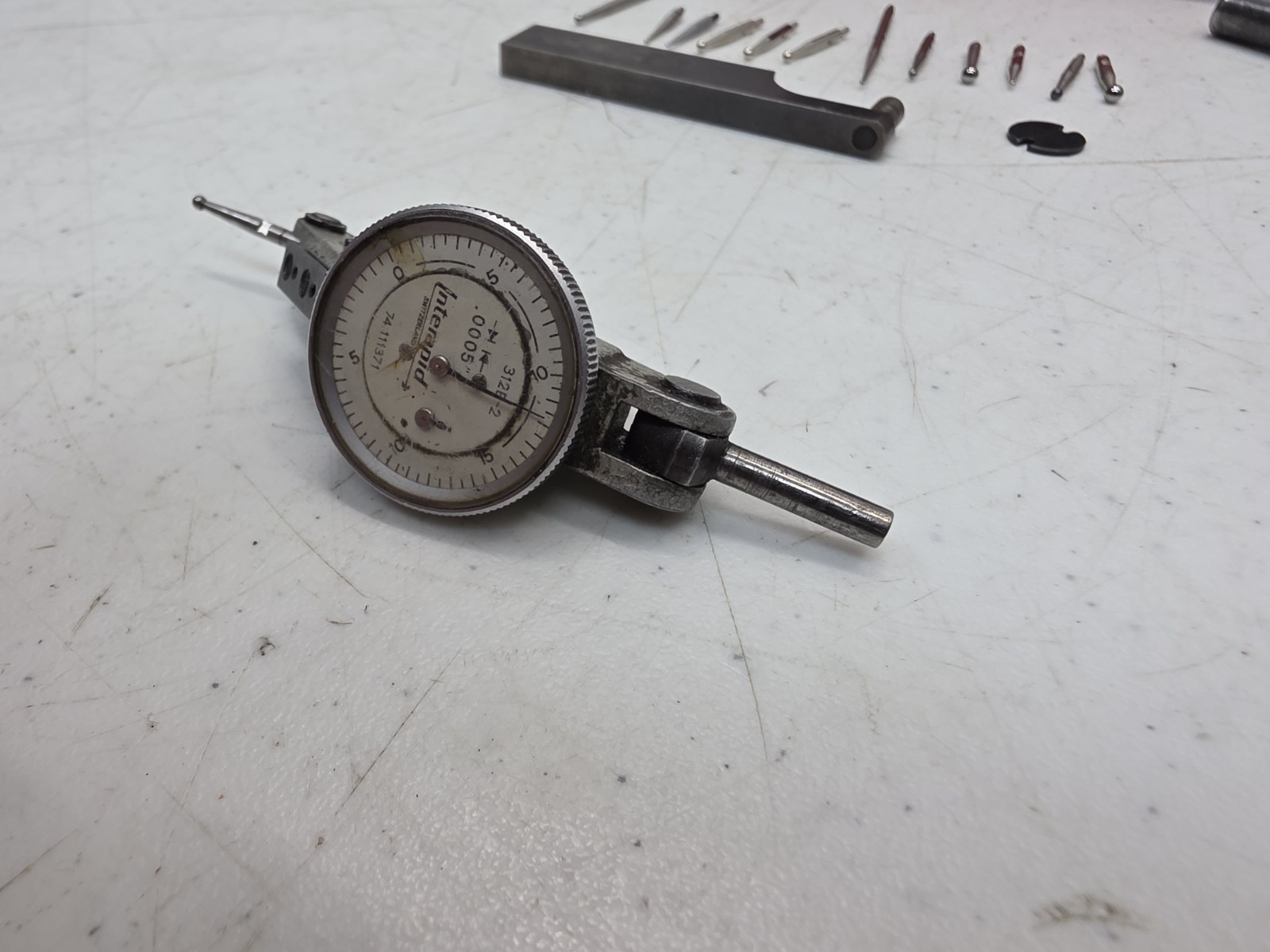 Interapid Dial Indicator 74.111371 312B-2 In Hard Case