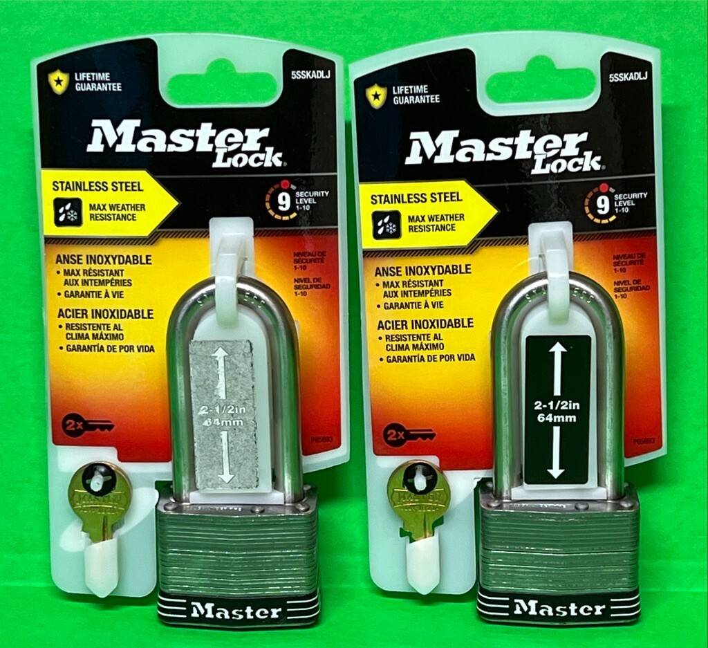 2 - Master Lock 5SSKADLJ Stainless Steel Max Weather Resistance Security Level 9