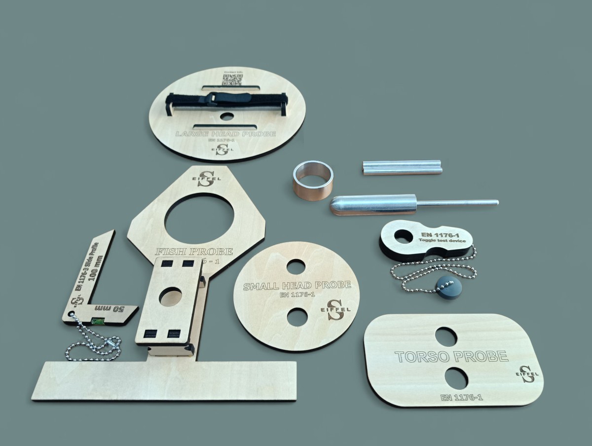 Playground Inspection Probe Set_compliant with EN 1176 ( 10-piece set )