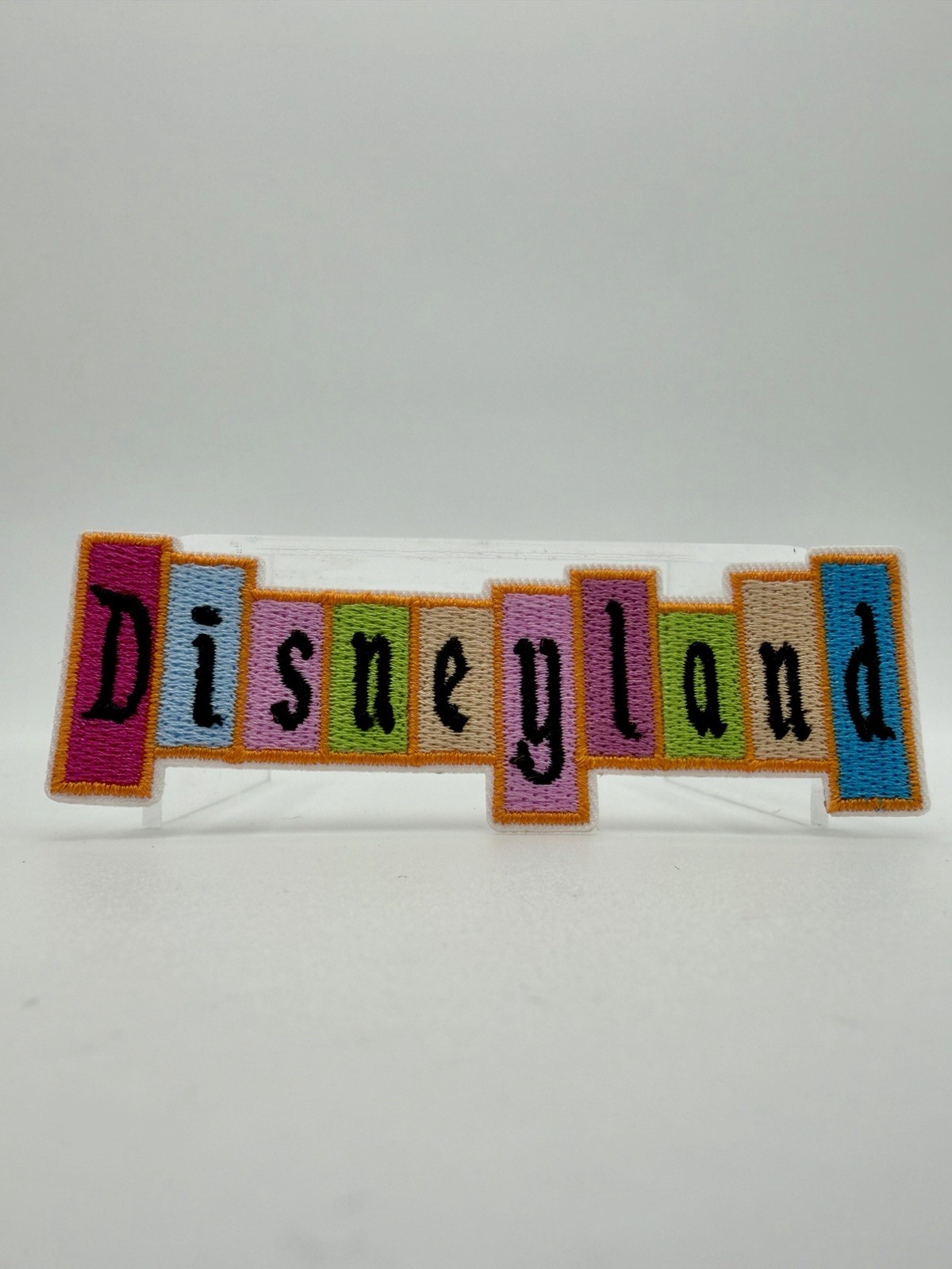 DISNEYLAND Marquee Embroidered Iron On Patch 4 inches in size - New!