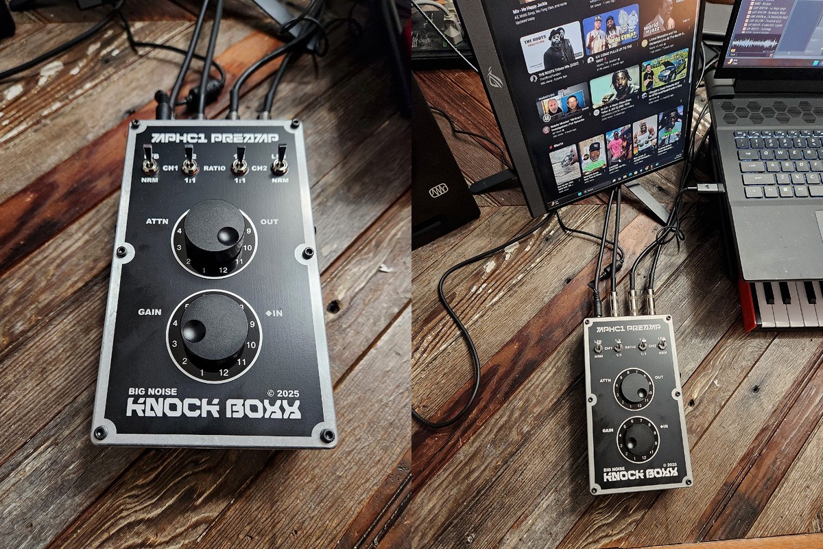 Knock-Boxx MPHC1 Stereo Pre-Amp with Sparkos DOA & API Audio Transformers
