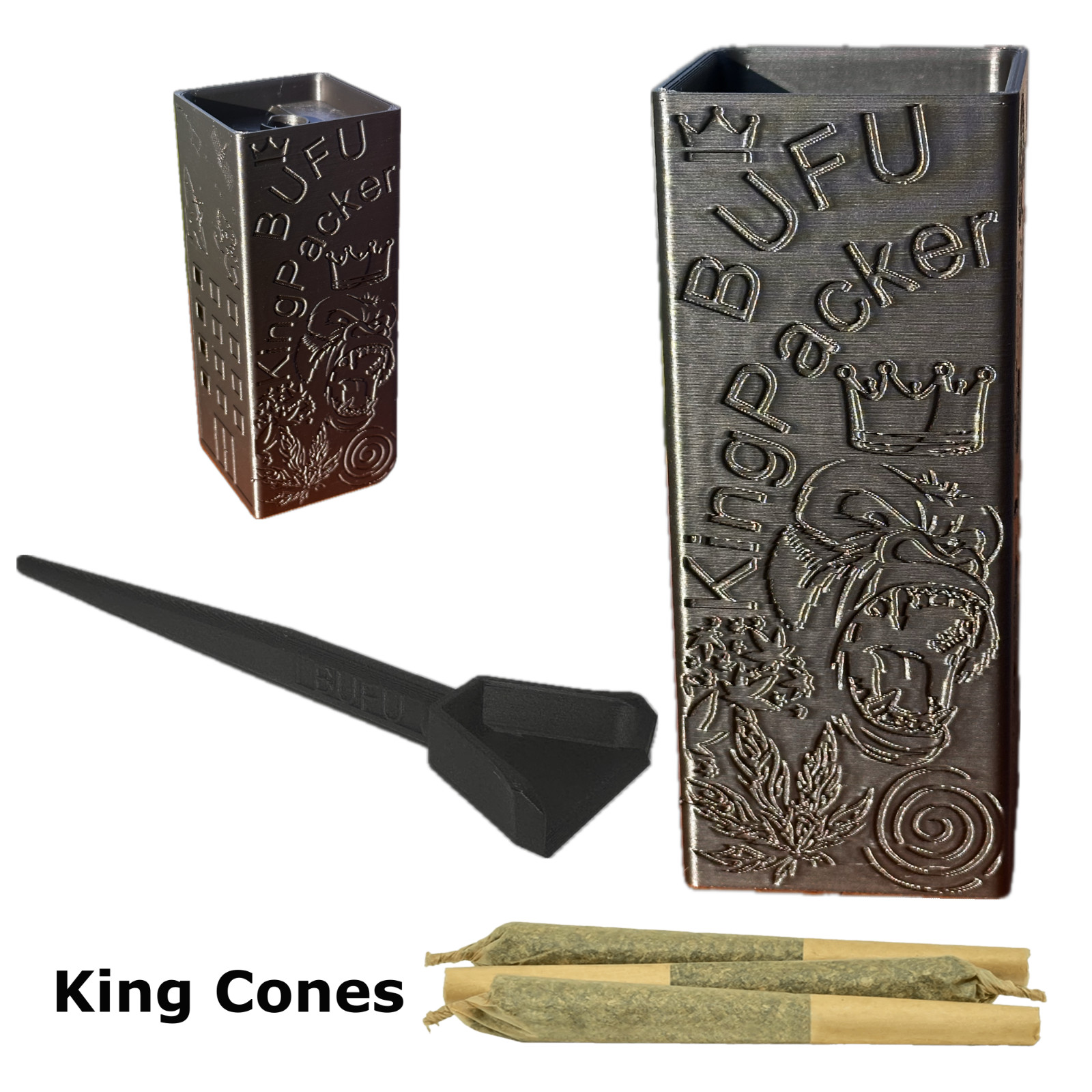 Cone Packer For KING Sized Cones -ConePacking Station -PreRoll Filler With Scoop