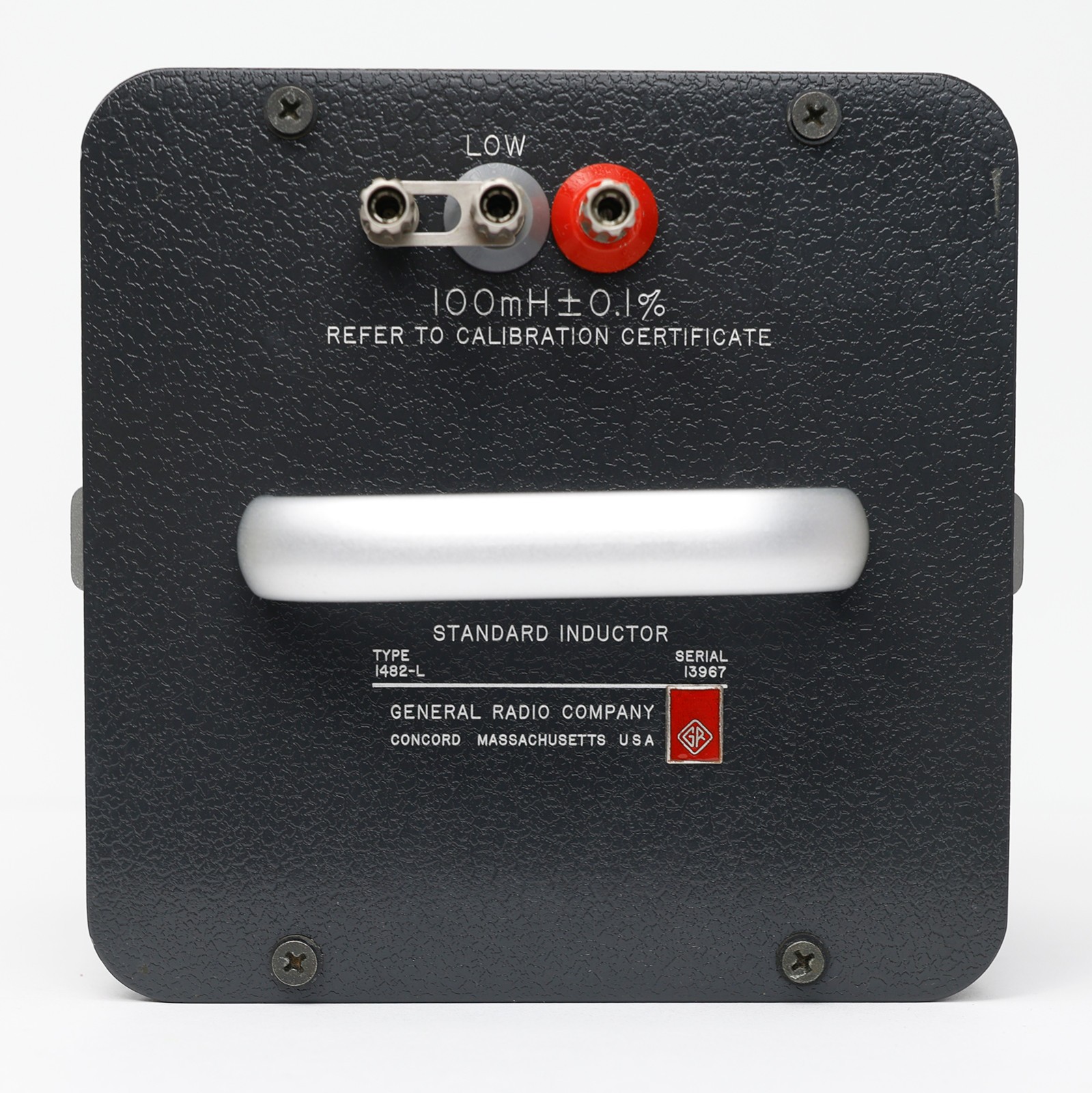 GR General Radio, GenRad IET Labs 1482-L Standard Inductor 100 mH 1482L 0.1%